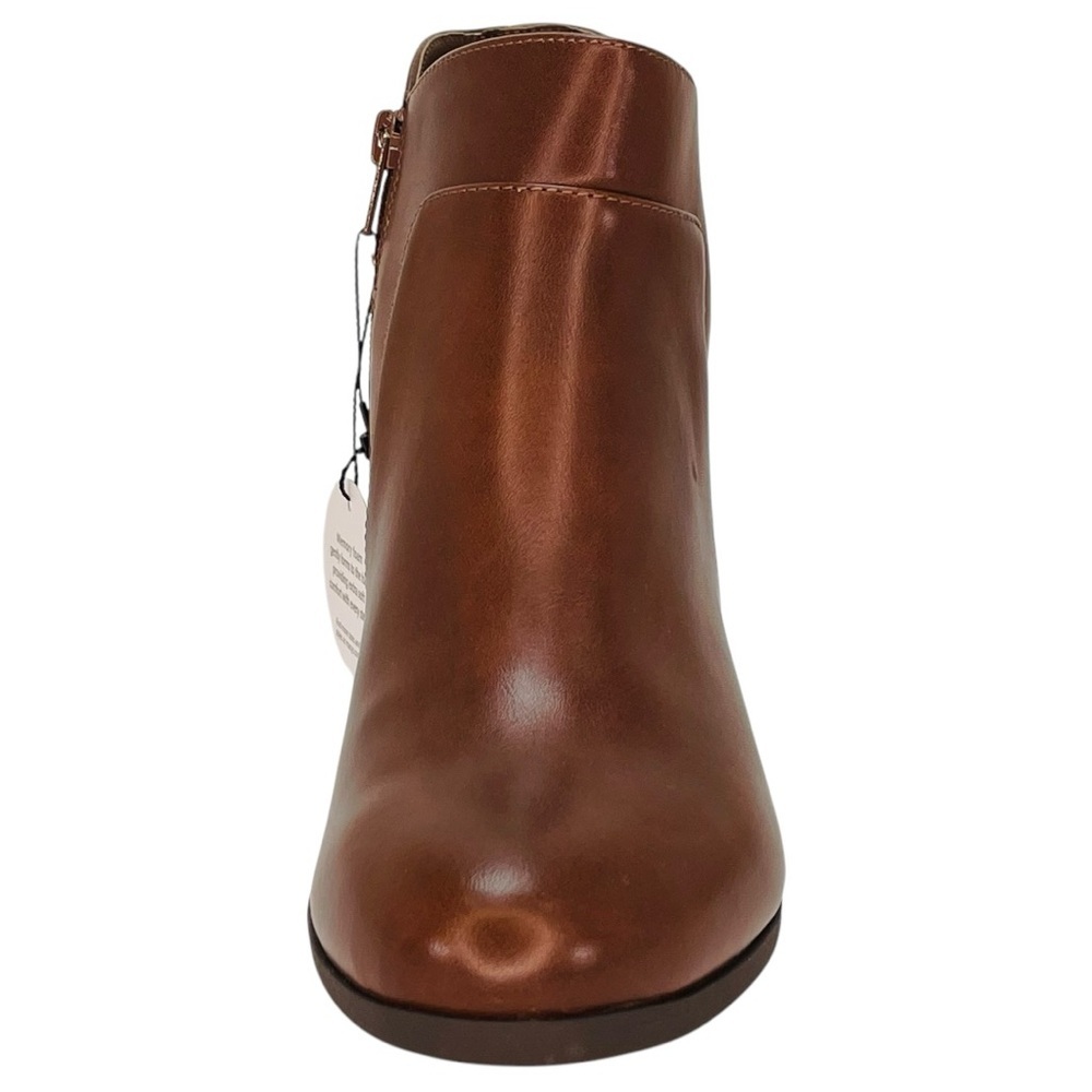 Giani Bernini Artemyss Brown Faux Leather Womens Ankle Boots Size 8.5W - Picture 5 of 13